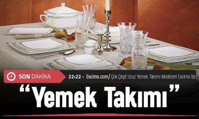 Çok Çeşit Ucuz Yemek Takımı Modelleri Evcimo’da