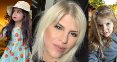 Menekşe Kankavi 23 Nisan coşkusunu yeğenleri Ivy Tua Kankavi ve Sevim Alina Kankavi ile kutladı