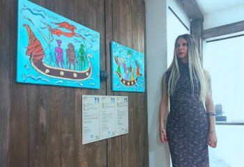 Eylül Duru, “Meleklerin Gemisi” adlı eseriyle Gazze için barış mesajı verdi