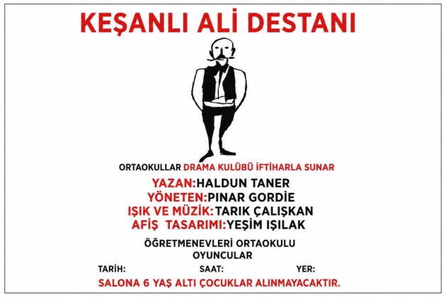“Keşanlı Ali Destanı” 40 Öğrenciyle Sahneye Taşınıyor